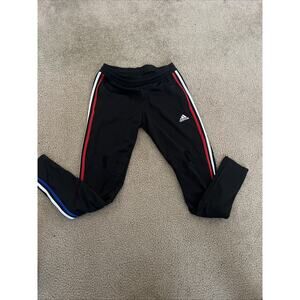 Adidas Tiro 21 Men’s Soccer Red White & Blue Jogger Track Pant #490 Size Small